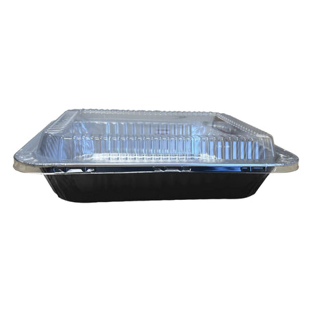 Half Size Colored Disposable Steam Table Pans with Plastic Dome Lid -  Case of 200 - #53900P KitchenDance