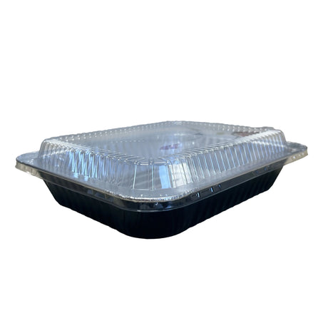 Half Size Colored Disposable Steam Table Pans with Plastic Dome Lid -  Case of 200 - #53900P KitchenDance