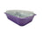 1½ lb. Colored Foil Carryout Pan w/ Plastic Lid - Case of 1000  #7650P KitchenDance
