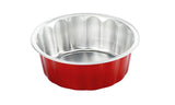 8 oz. Round Disposable Aluminum Foil Colored Dessert Pan - Case of 1000- #A8NL