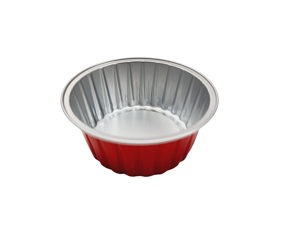 Molde para ramequines y taza de postre de aluminio de colores de 4,5 oz. (caja de 2000 unidades) n.° A35NL