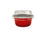 4.5 oz.  Colored Aluminum Dessert Cup w/ Plastic Lid- Case of 2000- #A35P KitchenDance