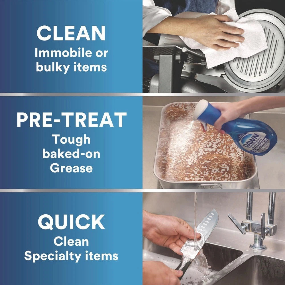 Dawn Professional 16 oz. Heavy Duty Power Wash Dish Spray - Case of 6 - #12301 Dawn Professional