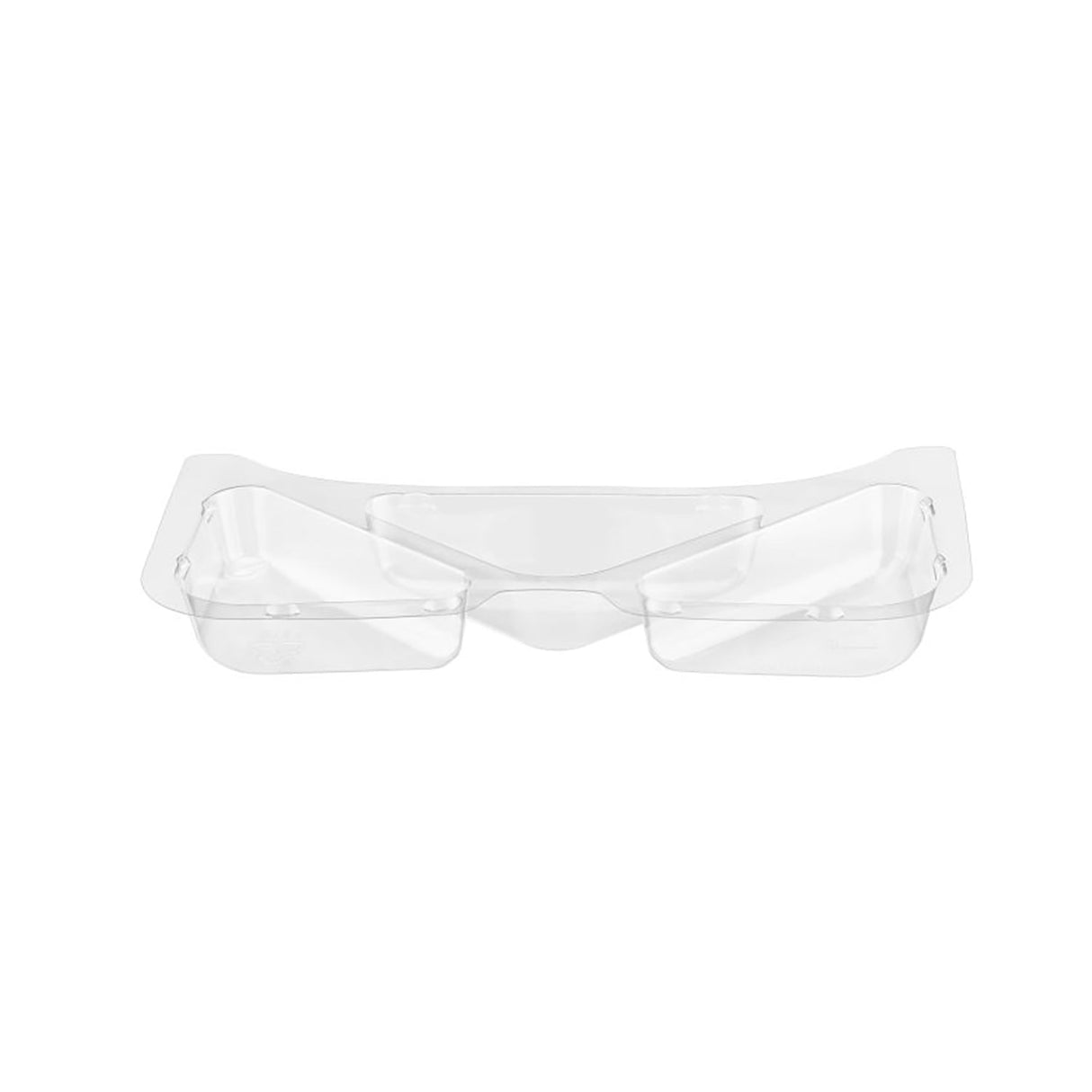 3 Compartment Flip N Mix Tray Insert, 4.3 oz. Capacity - Case of 360 - #FMT3LRT Wholesale Foil Pans