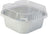 11 oz. Square Foil Cup with Snap-on Plastic Lids - Case of 1000 - #A24P KitchenDance