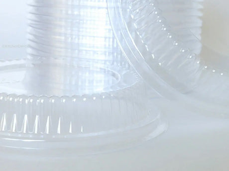 Plastic Lid for  5" Disposable 8 oz.  Foil Tart or Pie Pan - Case of 1000 - #P501 Detroit Forming