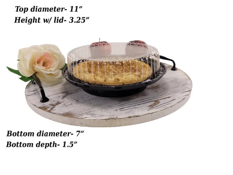 10" Plastic Pie Container with High Dome Lid - Case of 160 - #WJ45 D & W Fine pack